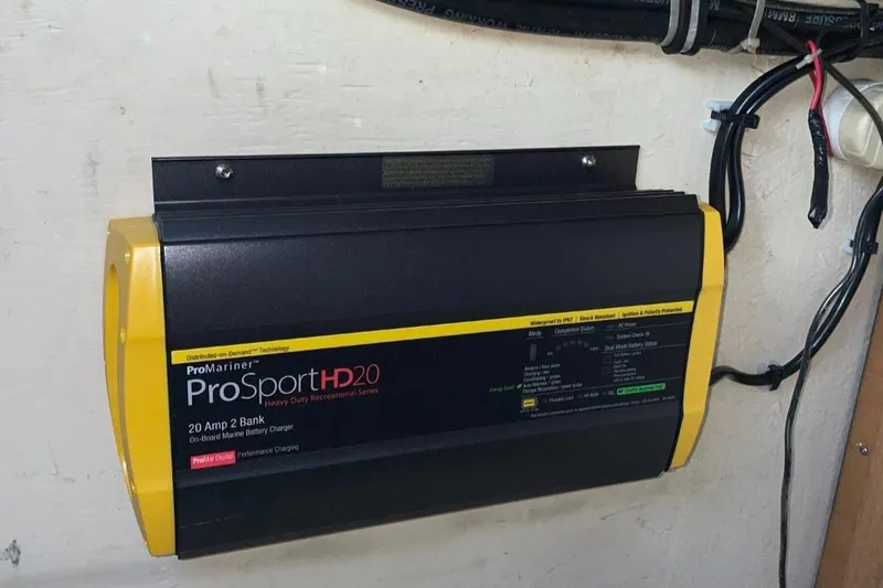 Slide: The Image of ProMariner ProSportHD20 battery charger in a 1985 Nord West 900 boat. - 35