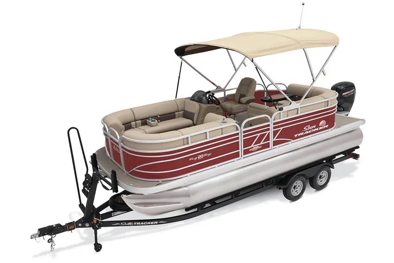 Slide: The Image of Sun Tracker Party Barge 20 DLX 2023 - 48