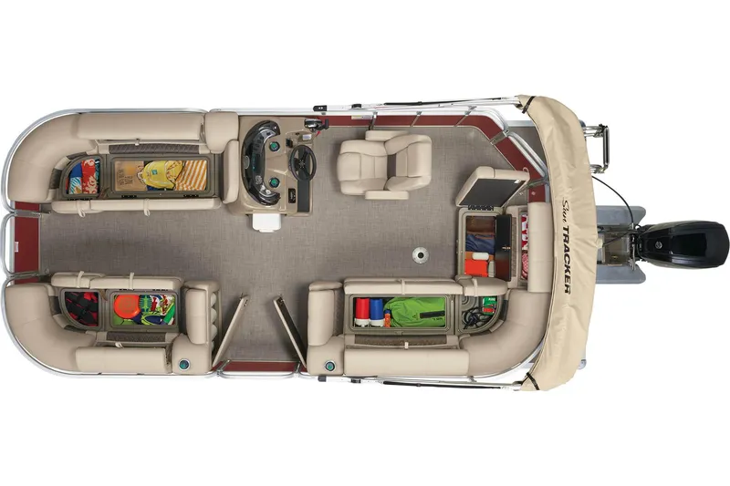Slide: The Image of Sun Tracker Party Barge 20 DLX 2023 - 52
