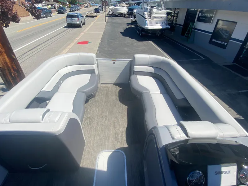 Slide: The Image of 2023 Godfrey Monaco 235 Rear Lounge pontoon boat with spacious seating. - 3