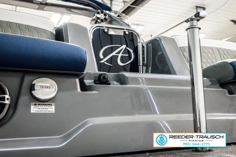 Slide: The Image of 2023 Avalon Waketoon boat rear view at Reeder Trausch Marine. - 40