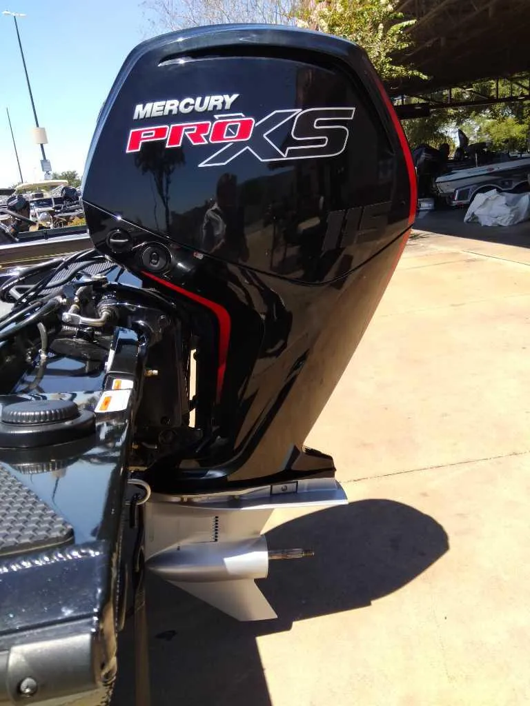 Slide: The Image of 2023 Ranger RT188C boat with Mercury Pro XS outboard motor. - 3