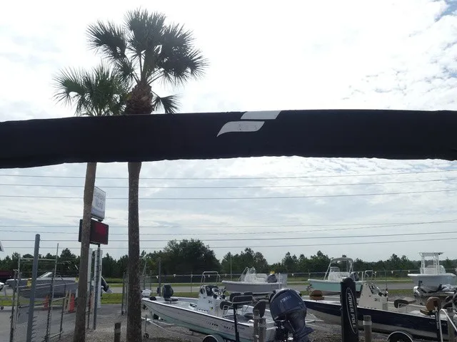 Slide: The Image of A 2021 Starcraft SVX 191 OB is parked near palm trees. - 25