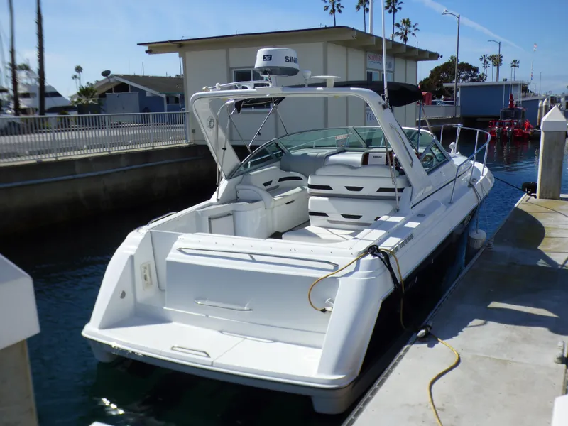 Slide: The Image of 2004 Formula 31 Performance Cruiser docked at harbor. - 5
