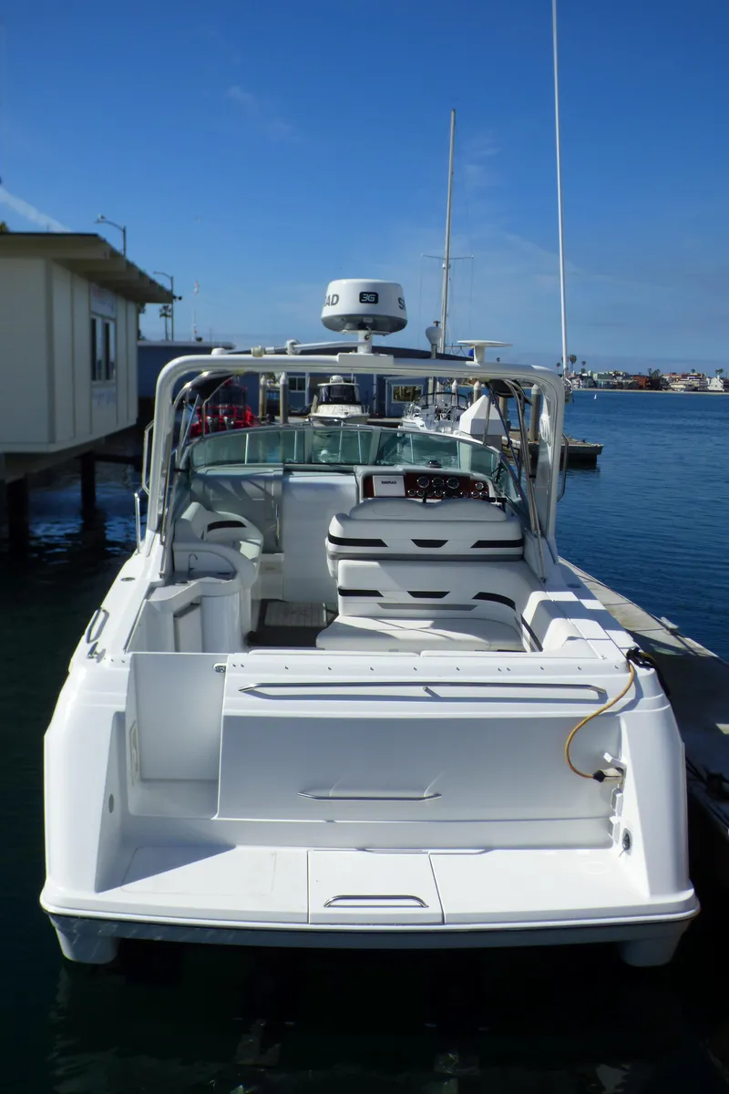 Slide: The Image of 2004 Formula 31 Performance Cruiser at the dock. - 6