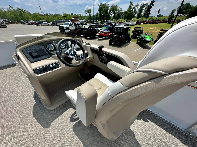 Slide: The Image of 2023 Tahoe Tritoon LTZ Rear Fish 21 FT - 17