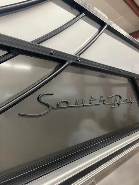 Slide: The Image of 2024 South Bay S222FCR3 pontoon boat exterior detail. - 11
