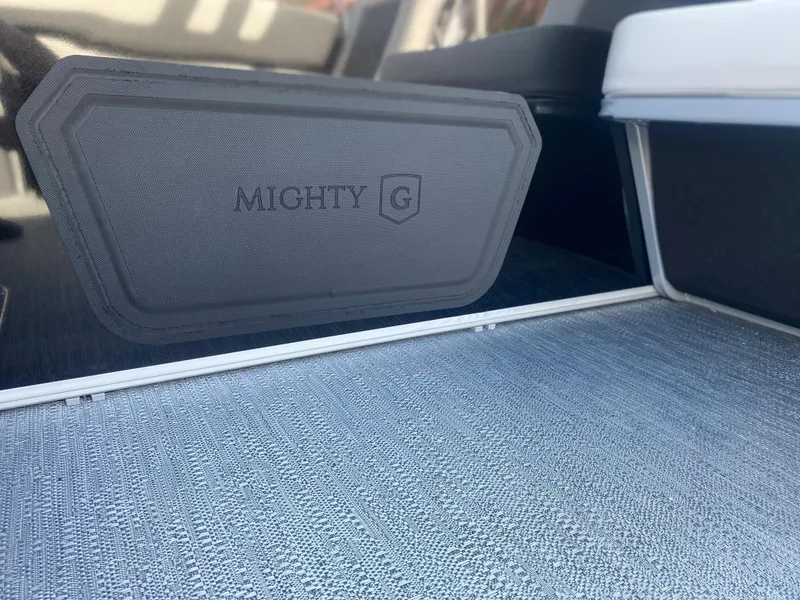Slide: The Image of 2023 Godfrey MIGHTY G 1476C interior detail with logo. - 7