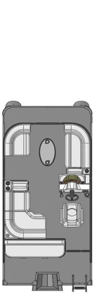 Slide: The Image of 2023 Qwest 816 Lanai LT floor plan, top view. - 10