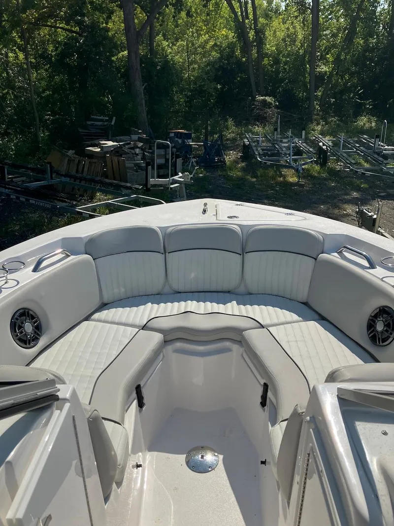 Slide: The Image of 2023 Sea Fox 226 Traveler boat with spacious seating area. - 29