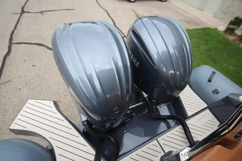 Slide: The Image of 2024 Zodiac MEDLINE 9 NEO with twin 300hp Yamaha engines, in stock. - 9