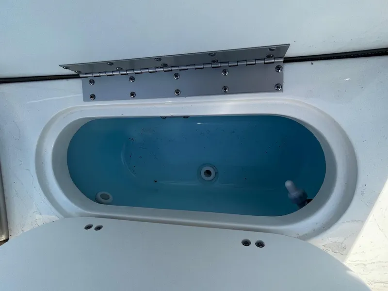 Slide: The Image of Livewell compartment of 2024 Key West 203 DFS boat. - 8