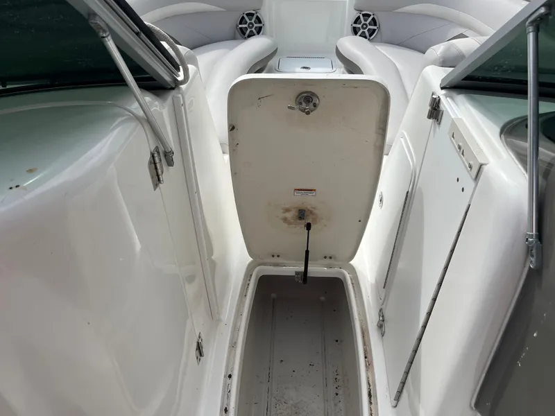 Slide: The Image of 2017 Hurricane SD 2400 I/O boat interior storage compartment. - 9