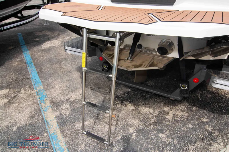 Slide: The Image of 2021 MasterCraft XStar swim platform with ladder. - 9