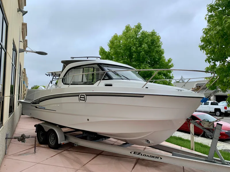 The Image of 2023 Beneteau Antares 8 Fishing boat on EZ Loader trailer. - 0