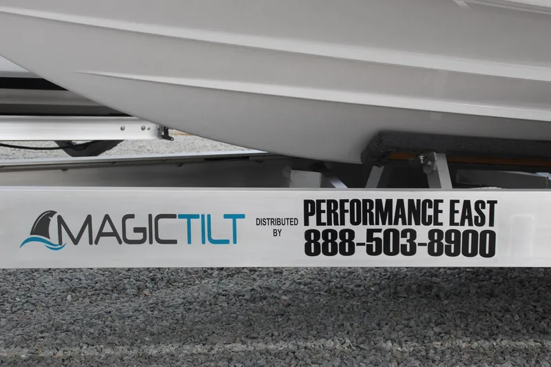 Slide: The Image of Magic Tilt boat trailer for 2023 Scarab 255 Open ID, distributed by Performance East. - 22