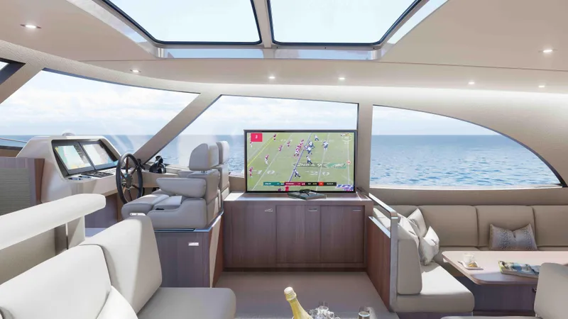 Slide: The Image of Eclipse 605 Interior Salon TV - 15