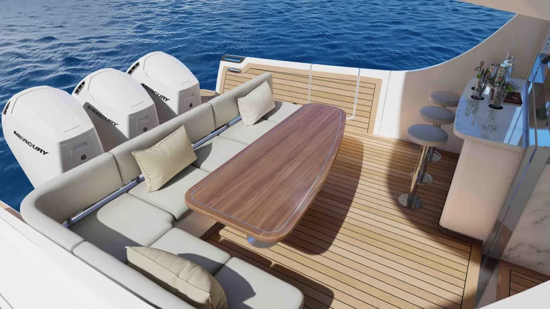 Slide: The Image of Eclipse 605 Exterior Aft Cockpit and Settee - 7