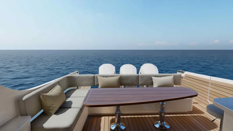 Slide: The Image of Eclipse 605 Exterior Aft Cockpit and Settee - 8