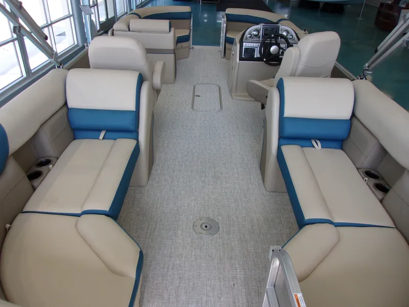Slide: The Image of Interior of a 2023 Berkshire CTS Series 24RFX CTS pontoon boat. - 18