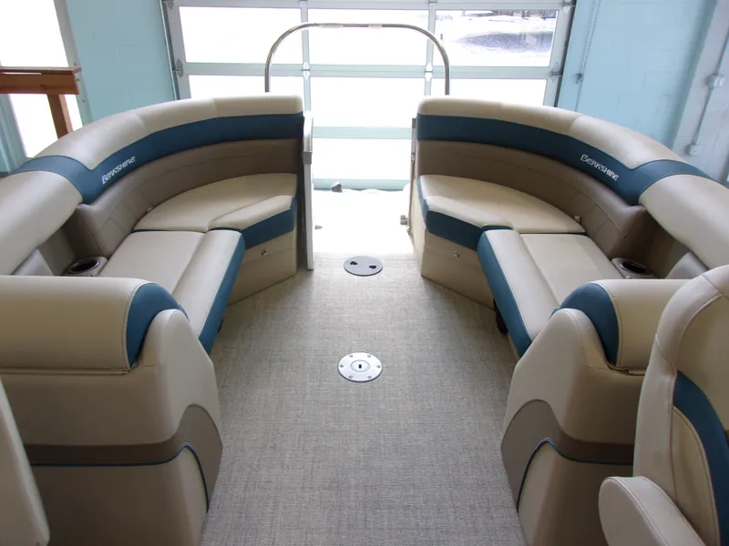 Slide: The Image of Interior of Berkshire CTS Series 24RFX CTS pontoon boat, 2023 model. - 19