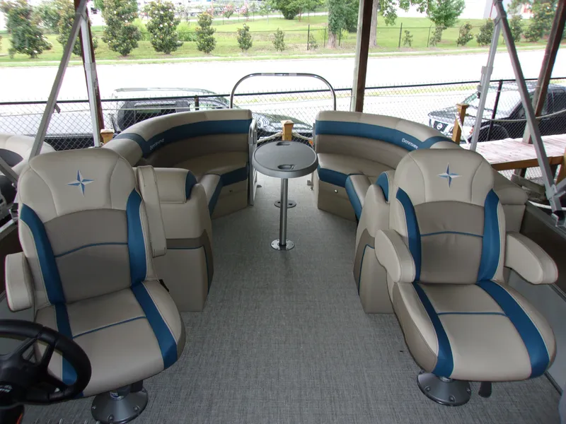 Slide: The Image of Interior of a 2023 Berkshire CTS Series 24RFX CTS pontoon boat. - 36