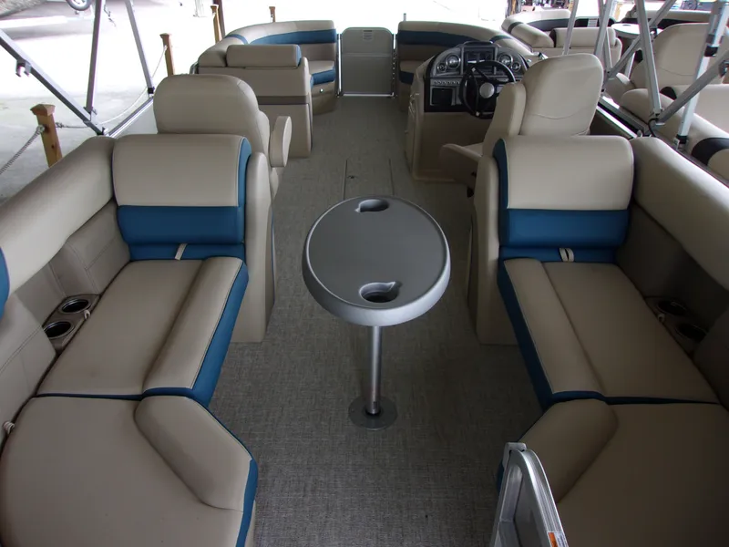 Slide: The Image of Interior of a 2023 Berkshire CTS Series 24RFX CTS pontoon boat. - 37