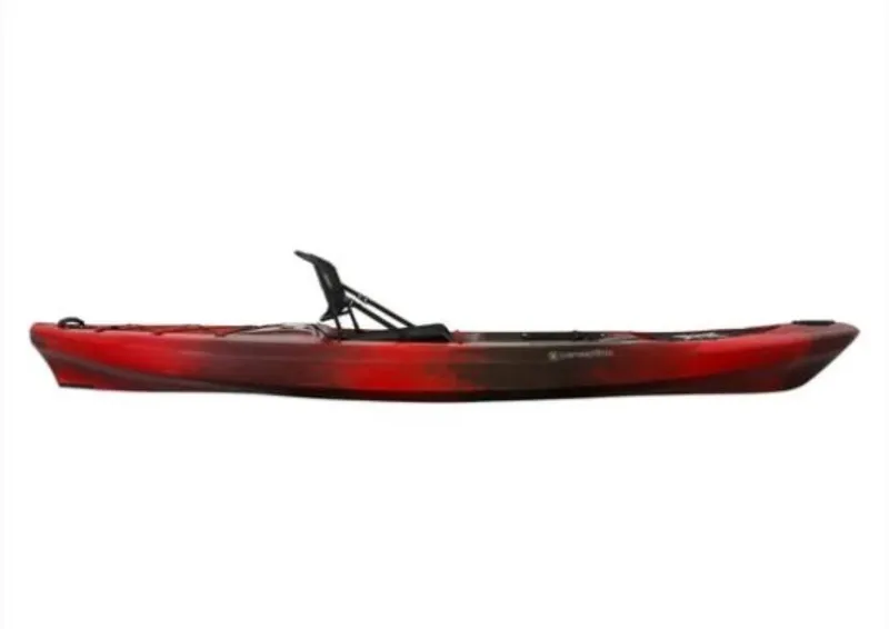 Slide: The Image of 2023 Perception Kayaks Pro 12 in red, side view. - 6