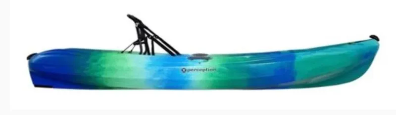 Slide: The Image of 2023 Perception Kayaks Tribe 9.5 in blue and green gradient. - 10