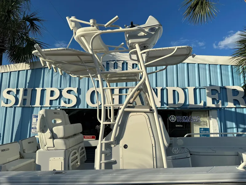Slide: The Image of 2025 Pathfinder 2600 TRS boat at Ships Chandler dealership. - 15