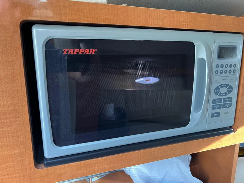 Slide: The Image of Tappan microwave in 2008 Chaparral Signature 250 boat interior. - 6