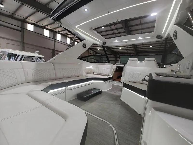 Slide: The Image of Interior of a 2020 Sea Ray Sundancer 320 yacht. - 12