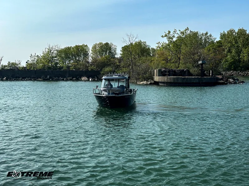 Slide: The Image of Extreme Boats Split by Rail with Minn Kota Trolling motor - 2