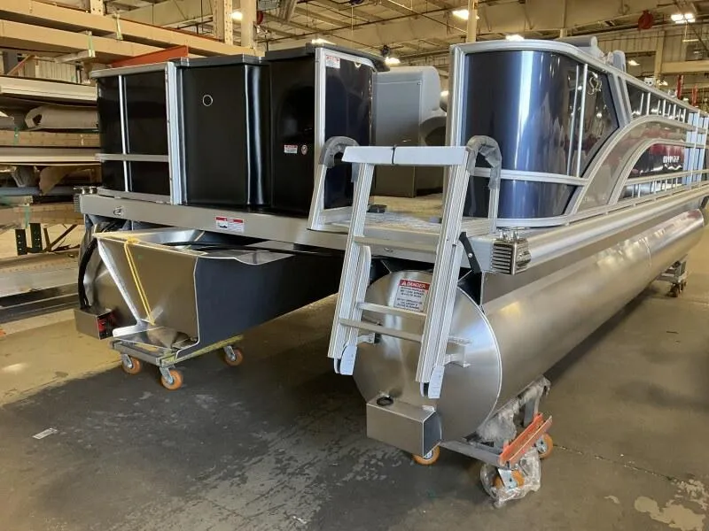 Slide: The Image of 2025 Bennington 22 SF Family Pontoon with four fishing seats in stock. - 7