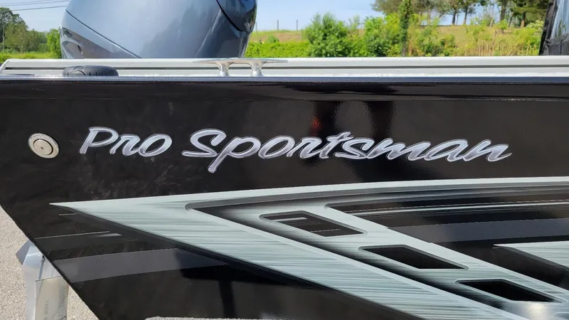 Slide: The Image of 2026 Smoker Craft Pro Sportsman 2072 boat with Yamaha 150 engine, side view. - 3