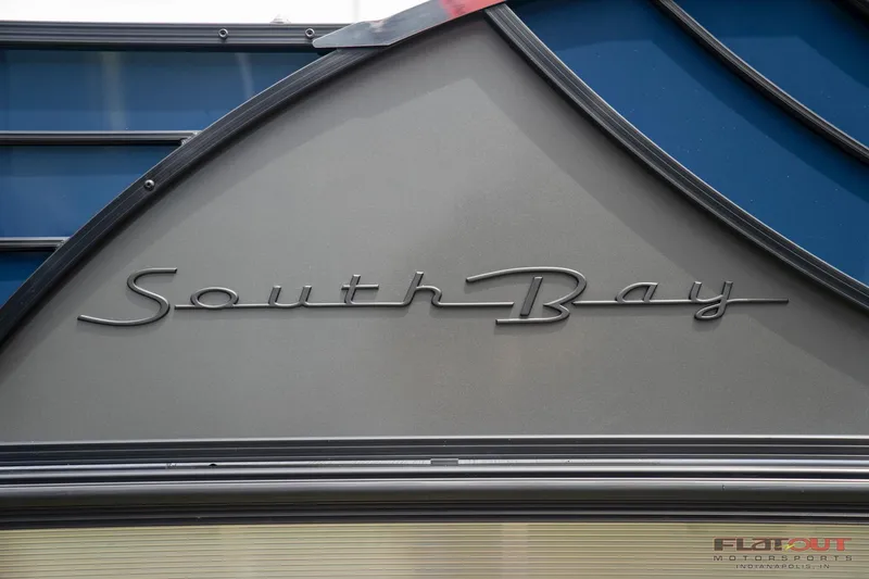 Slide: The Image of 2023 South Bay 525 3.0 Entertain 200HP logo on boat exterior - 23
