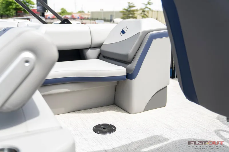 Slide: The Image of 2023 South Bay 525 3.0 Entertain 200HP boat interior seating area - 27