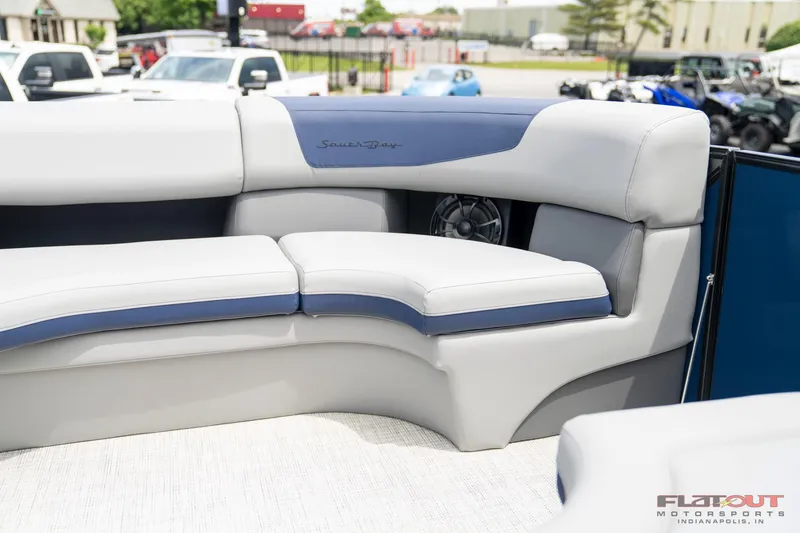 Slide: The Image of 2023 South Bay 525 3.0 Entertain 200HP boat interior seating. - 8