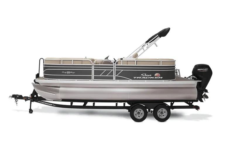 Slide: The Image of Sun Tracker Party Barge 20 DLX 2023 - 4