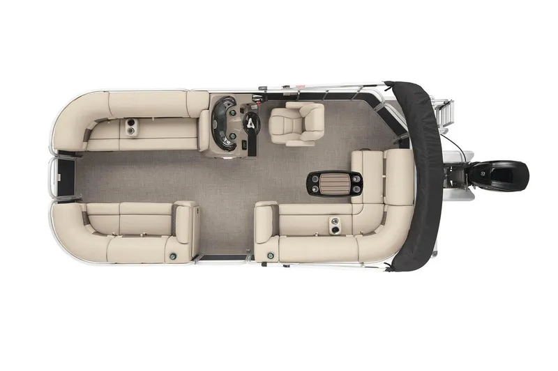 Slide: The Image of Sun Tracker Party Barge 20 DLX 2023 - 8