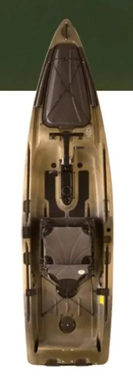 Slide: The Image of 2023 Native Watercraft Titan Propel 12 kayak, top view. - 7