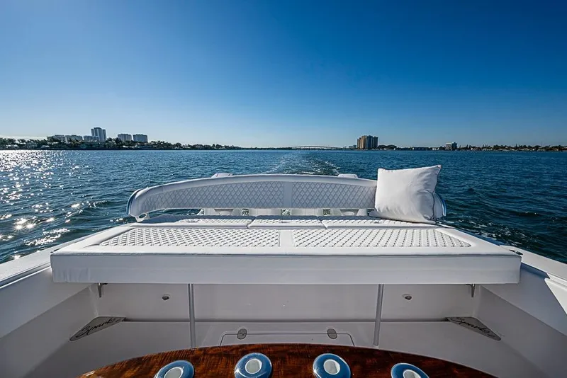 Slide: The Image of Luxurious Sparks 46 boat, 2026 model, cruising on calm waters. - 54