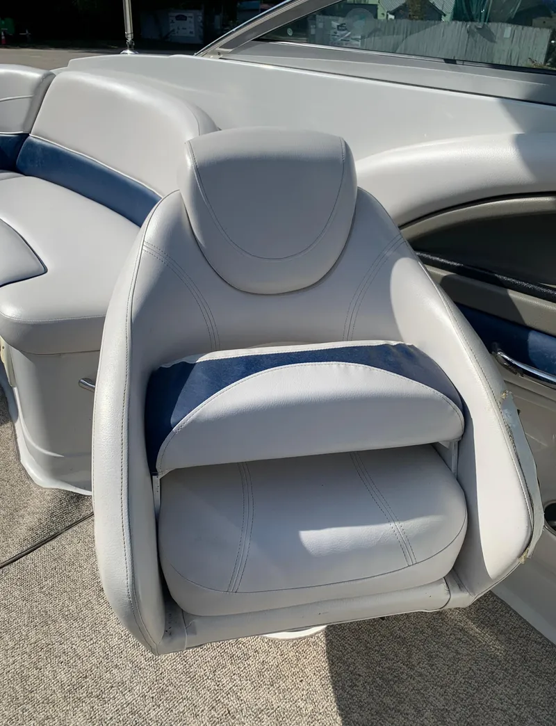 Slide: The Image of 2012 Crownline Eclipse E4 boat interior seating. - 16