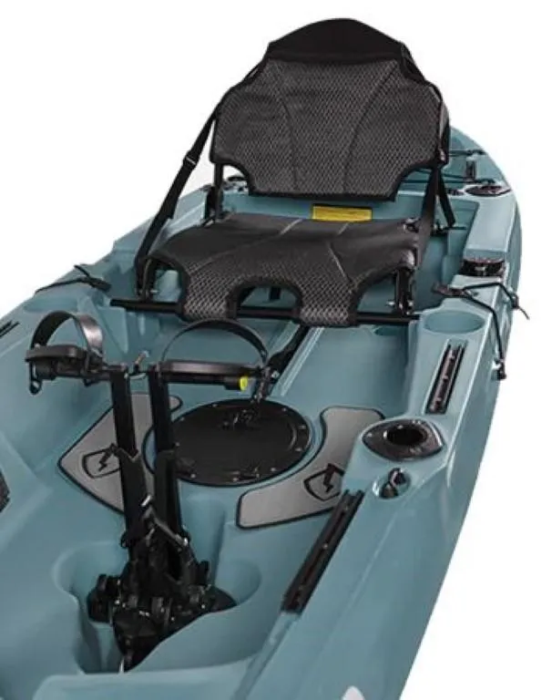 Slide: The Image of 2023 Lightning Kayaks Nomad with adjustable seat and pedal drive system. - 7