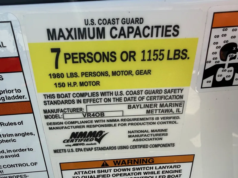 Slide: The Image of Bayliner VR4 Bowrider - Outboard w/ 115HP Mercury! 2023 - 12