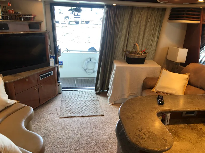 Slide: The Image of Interior of a 2007 Meridian 580 Pilothouse yacht. - 17