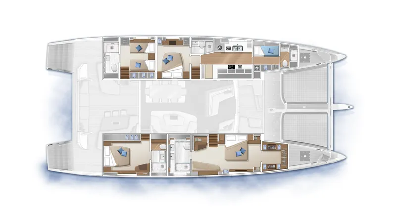 Slide: The Image of Manufacturer Provided Image: Lagoon SEVENTY 7 4 Cabin Layout Plan - 117