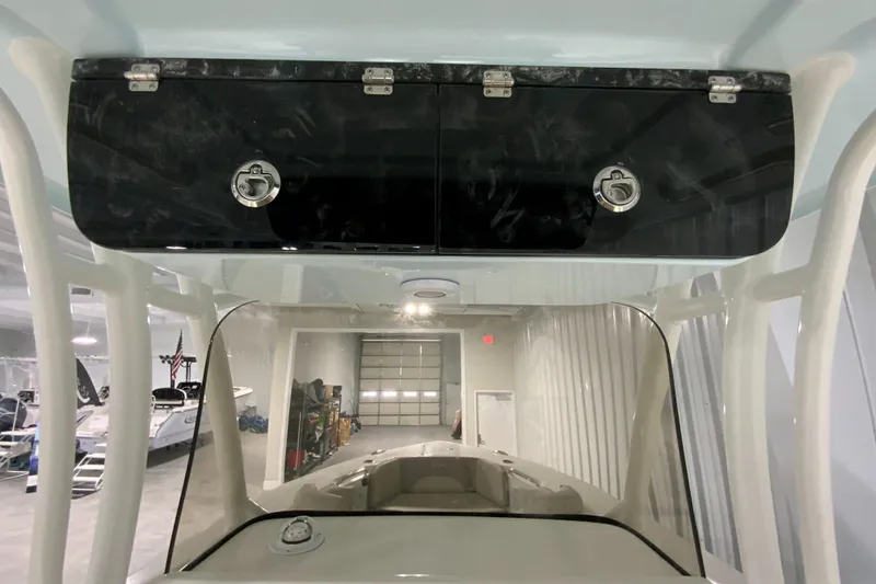 Slide: The Image of 2024 Key West 263 FS boat interior storage compartment. - 14