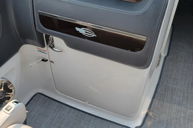 Slide: The Image of 2018 Chaparral 257 SSX boat interior, featuring sleek design and premium materials. - 10