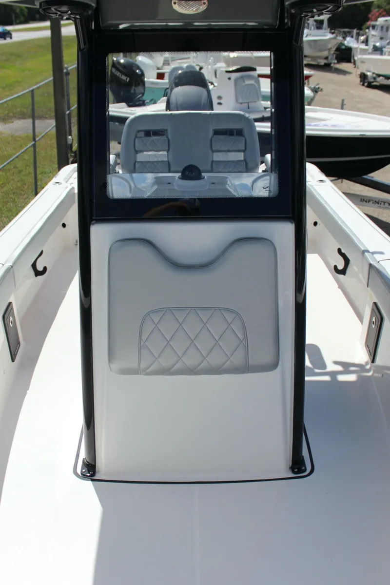 Slide: The Image of 2023 Blue Wave 2600 Makaira center console boat interior. - 20